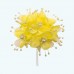 3"  Silk Flower with Pearl 6X12 | Yellow